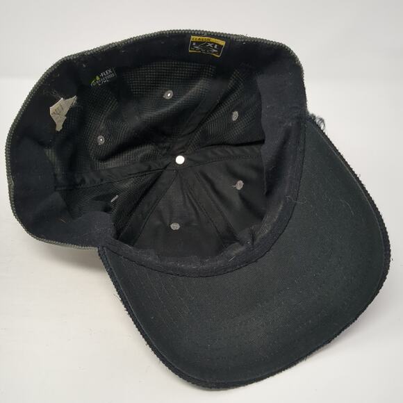 Oakley Fitted Baseball Cap Gray XL Classic Low A- Flex Vented Holes 6 Panel - Picture 7 of 10